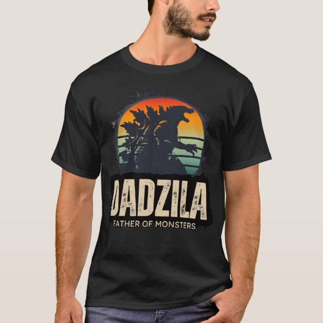 T-shirt "Dadzilla : Le Père légendaire des monstres" (Devant)