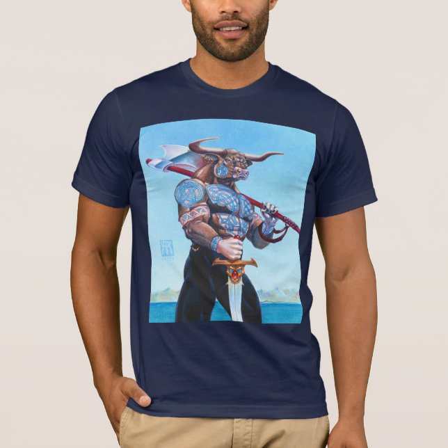 T-shirt Daedalus Minotaur de Crète (Devant)