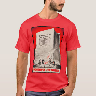 T-shirt d'affiche de 2ÈME GUERRE MONDIALE de