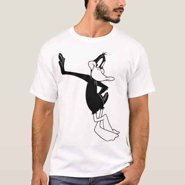 T-shirt DAFFY DUCK™ penché contre un mur (Devant)
