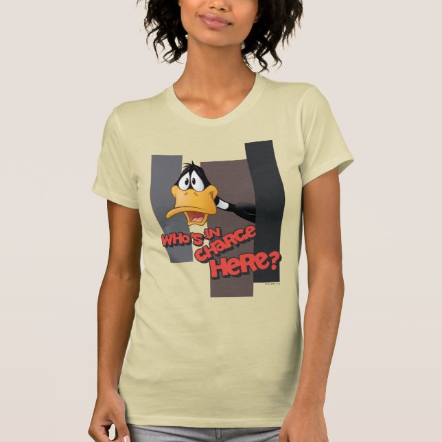 T-shirt DAFFY DUCK™ "Qui est responsable ici" (Devant)