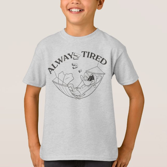 T-shirt DAFFY DUCK™ Toujours Fatigué (Devant)