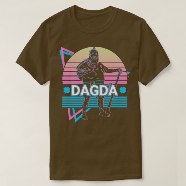 T-shirt Dagda Dieu celtique Dieu irlandais antique Mytholo (Design devant)