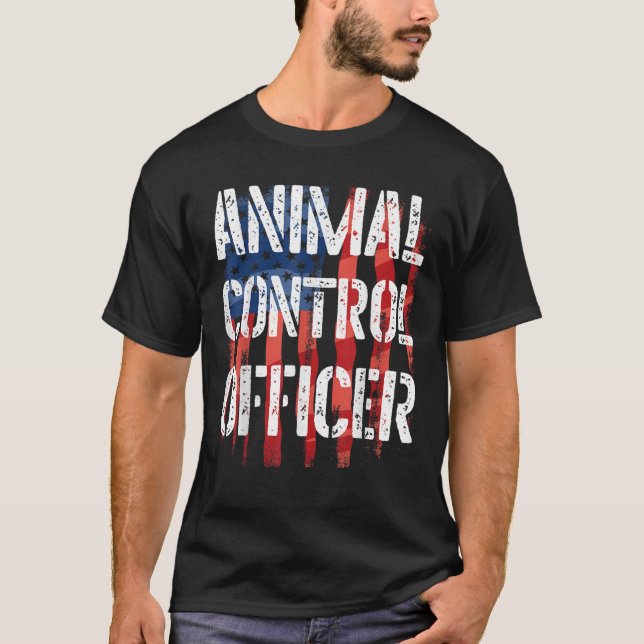 T-shirt d'agent de contrôle animalier Tee Superbe  (Devant)