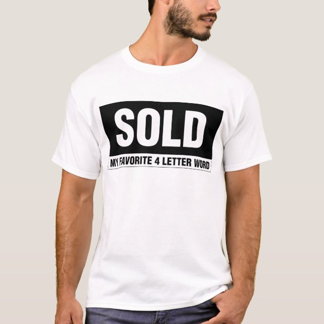 T-shirt d'agent immobilier (Devant)