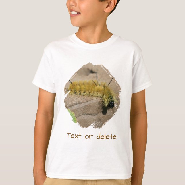 T-shirt Dagger Moth Caterpillar Bug Personalized (Devant)