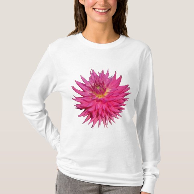 T-shirt Dahlia rose (Devant)