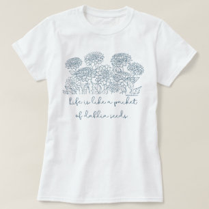 T-shirt Dahlia Seeds - Cadeaux pour les amoureux d