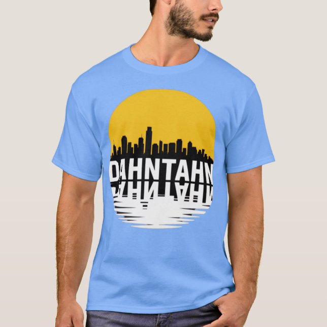 T-shirt Dahntahn - Skyline (Devant)