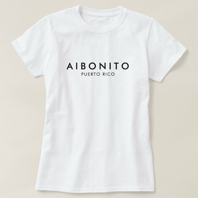 T-shirt d'Aibonito Porto Rico (Design devant)