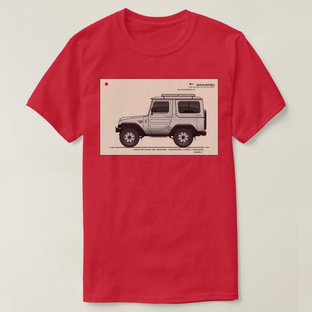 T-shirt Daihatsu F20 Deluxe (Design devant)