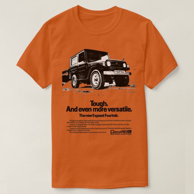 T-SHIRT DAIHATSU FOURTRAK 1  (Design devant)