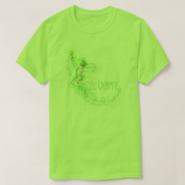 T-shirt Dainty Absinthe La Fee Verte I (Design devant)