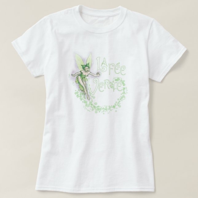 T-shirt Dainty Absinthe La Fee Verte III (Design devant)