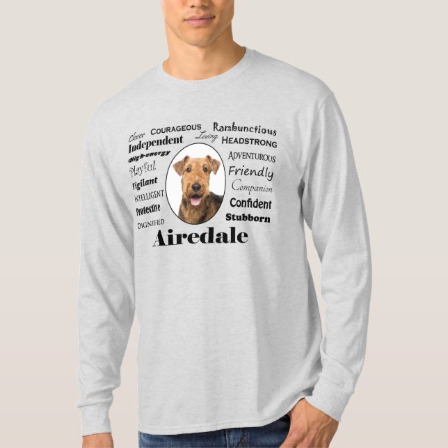T-shirt d'Airedale (Devant)