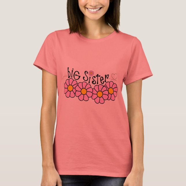 T-shirt Daisy Big Sis (Devant)