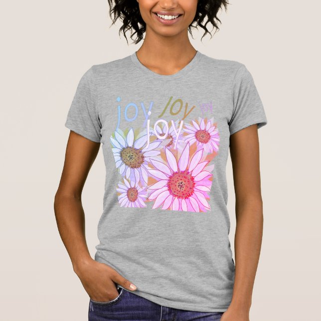 T-shirt Daisy et Daffodils : Rêves floraux de la joie T-sh (Devant)