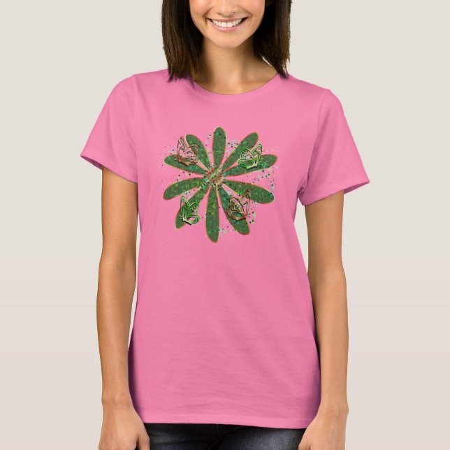 T-shirt Daisy fou ~ Papillons (Devant)