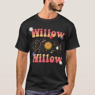 T-shirt Daisy Music Willow Prénom J'adore Willow Groovy