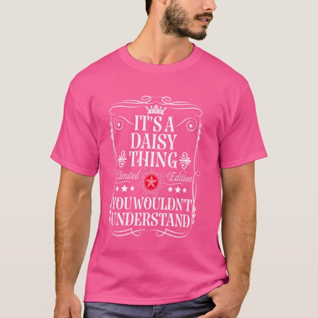 T-shirt Daisy Nom C'est une chose marrante que vous ne com (Devant)