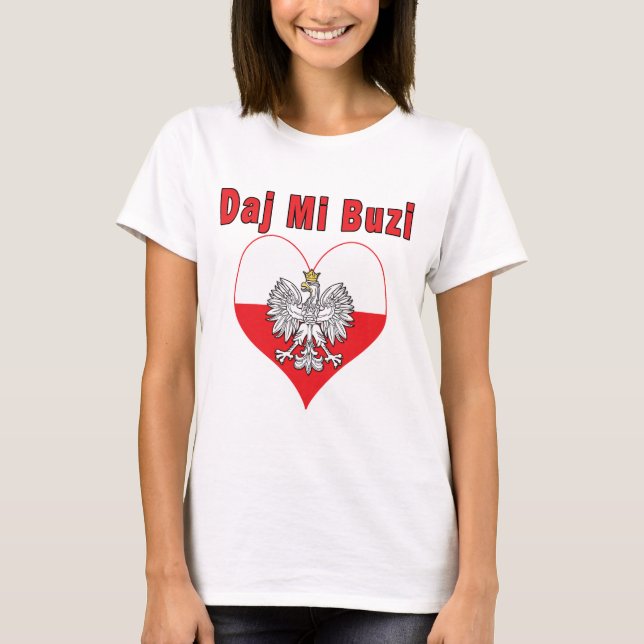 T-shirt Daj Mi Buzi Eagle Heart (Devant)