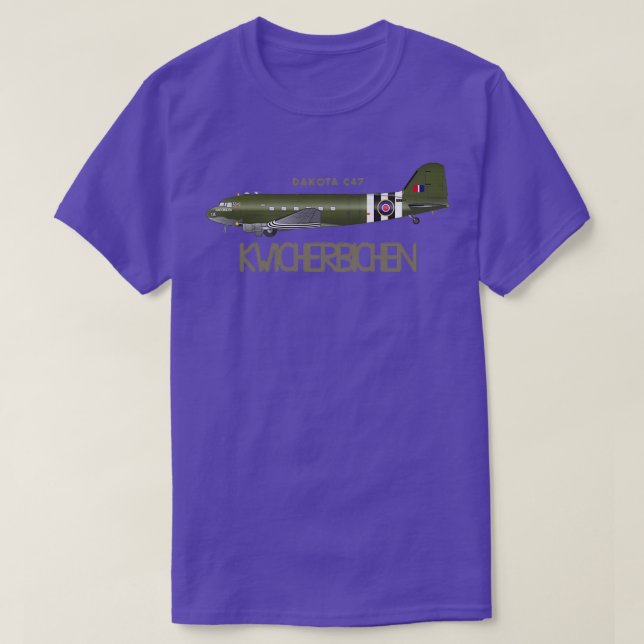 T-SHIRT DAKOTA C47 SKYTRAIN KWICHERBICHEN 1 (Design devant)