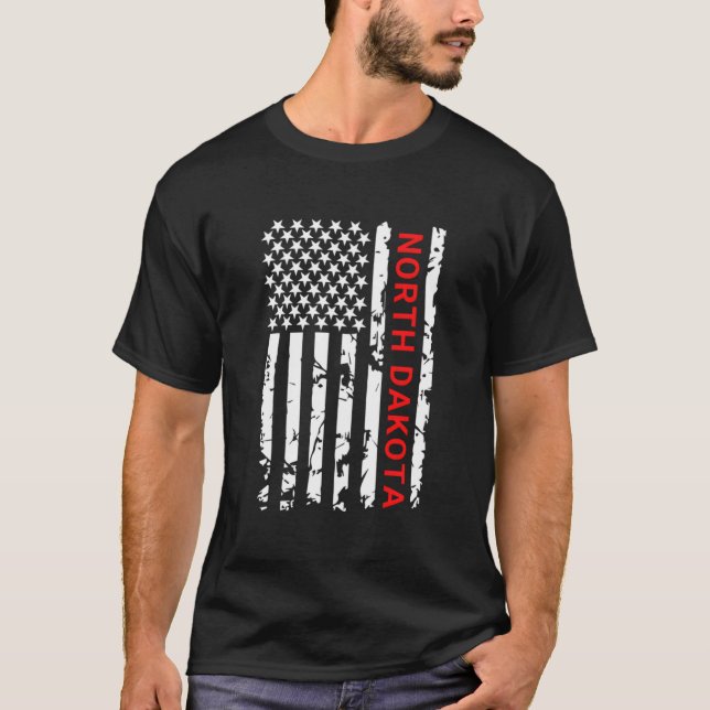 T-shirt Dakota du Nord Et (Devant)