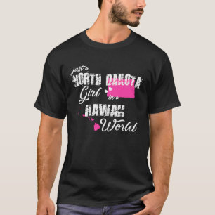 T-shirt Dakota du Nord Juste une fille du Dakota du Nord d