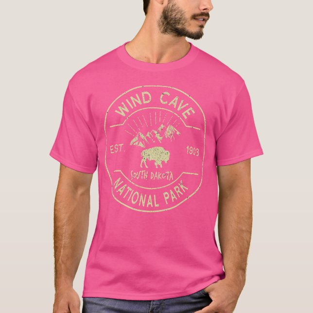 T-shirt Dakota du Sud du Vent Cave National Park (Devant)