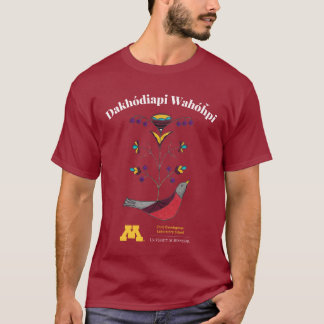 T-shirt Dakota Language Nest Marron Tee