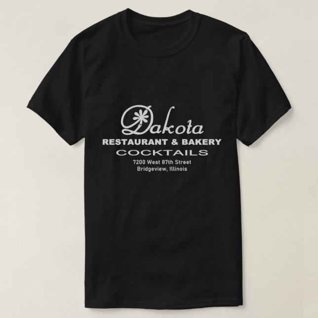 T-shirt Dakota Restaurant & Boulangerie, Bridgeview, IL (Design devant)