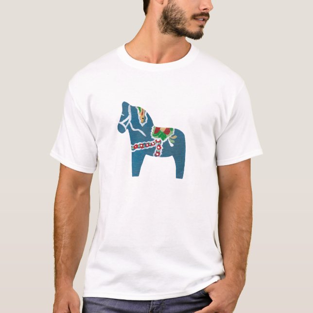 T-shirt Dala bleu (Devant)