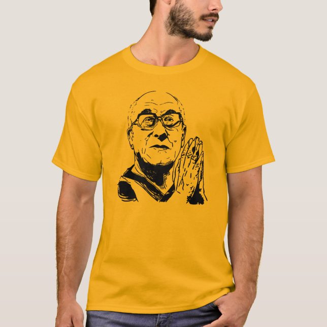 T-shirt Dalai Lama XIV Praying (Devant)