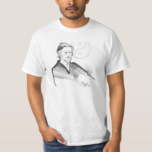 T-shirt d'Alan Watts Yin Yang (Devant)