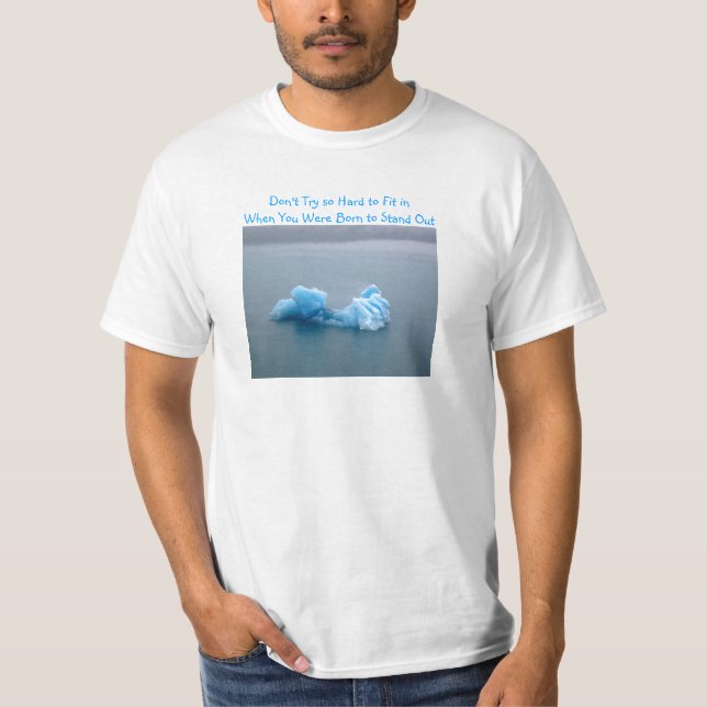 T-shirt d'Alaska d'iceberg (Devant)