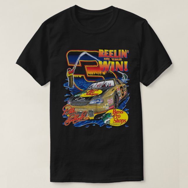 T-shirt Dale Earnhardt Reelin Dans La Victoire (Design devant)