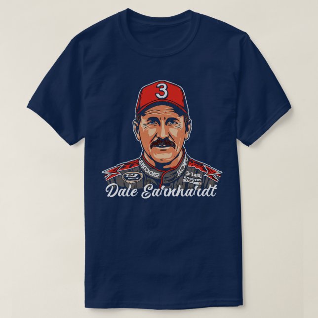 T-shirt Dale Earnhardt Ventilateur Vintage (Design devant)