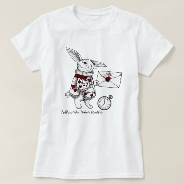 T-shirt d'Alice au pays des merveilles (Design devant)