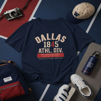 T-shirt Dallas Athletic Division Graphic Vintage