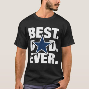 T-shirt Dallas Fan Best Papa Jamais Football Amour Fête de