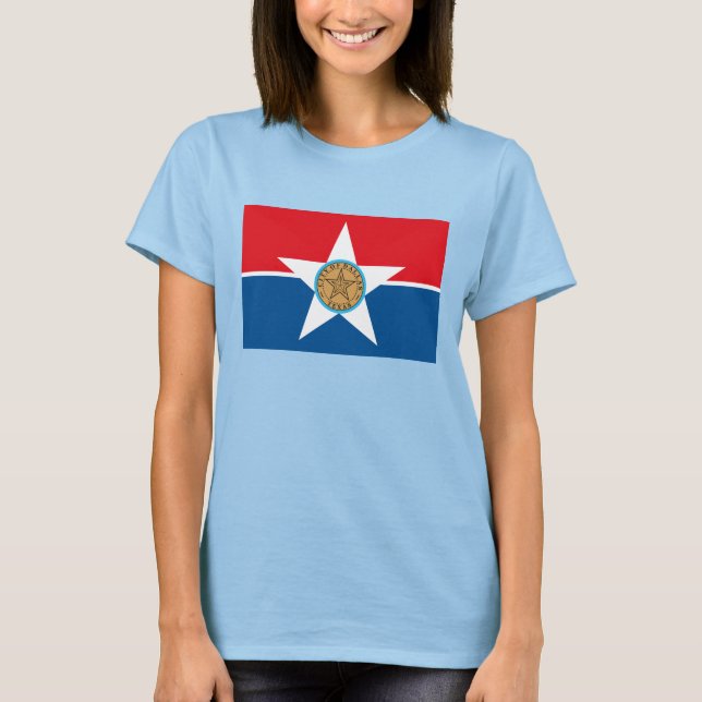 T-shirt Dallas Flag (Devant)