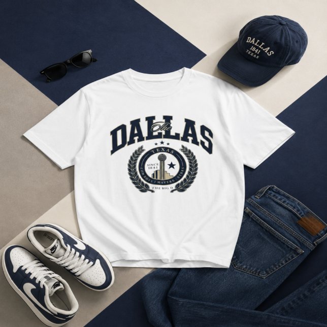T-shirt Dallas Heritage Crest Graphic  (Créateur téléchargé)