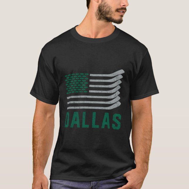T-shirt Dallas Hockey Est Américain (Devant)