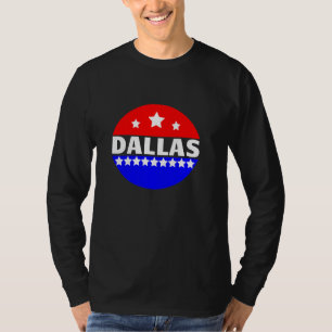 T-shirt Dallas Patriotic Colours USA Sport Amérique Vétéri
