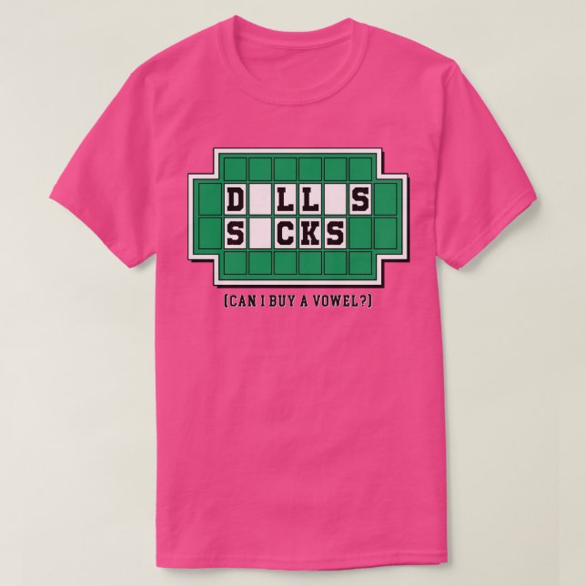 T-shirt Dallas Sucks (Design devant)