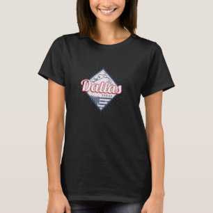 T-shirt Dallas Texas City États-Unis Vintage USA Holida