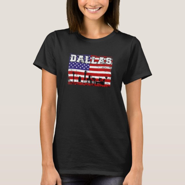 T-shirt Dallas Texas États-Unis (Devant)
