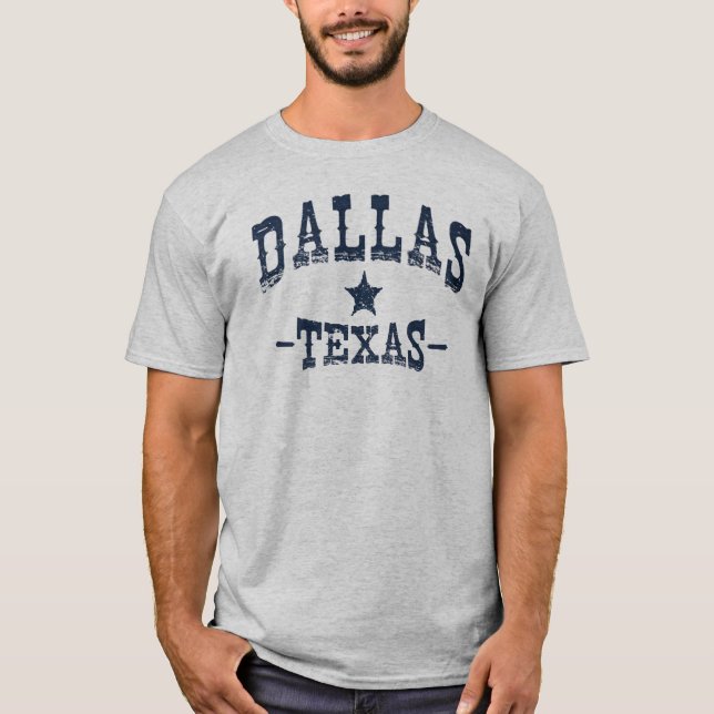 T-shirt Dallas Texas Les Villes D'Amérique (Devant)