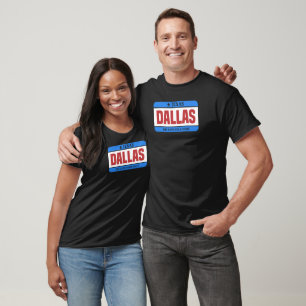 T-shirt Dallas Texas Lone Star State Design