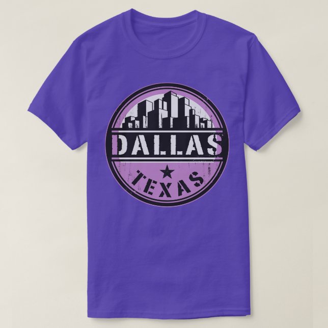 T-shirt Dallas Texas urbain (Design devant)